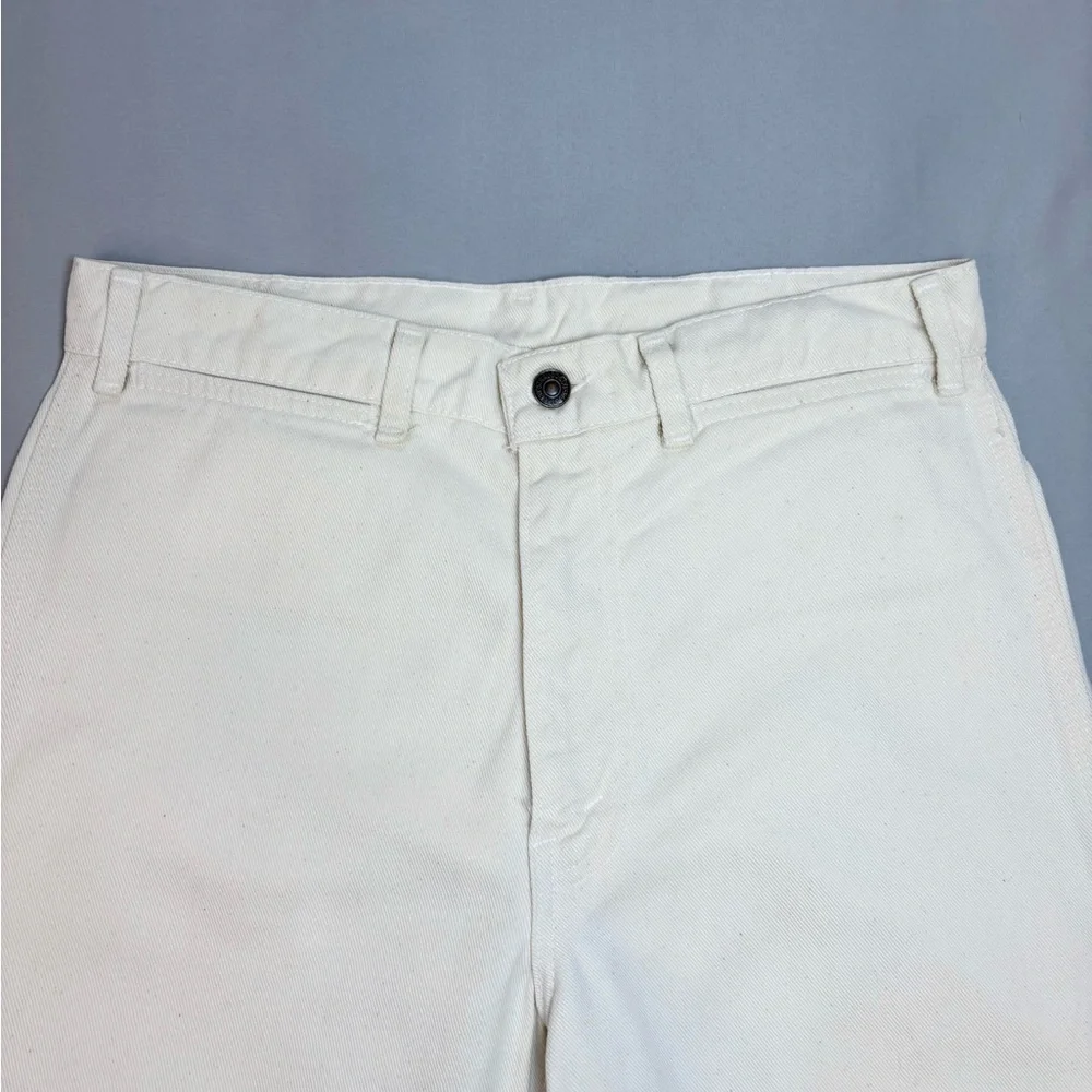Vintage 70s Levi’s Flared Pants Men’s 30x30 Cream White Tab‎ Style 2214-4156